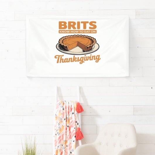 Briten wissen, wie man auf Erntedank isst Oversize Banner (Insitu)