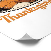 Briten wissen, wie man auf Erntedank isst Oversize Poster (Ecke)