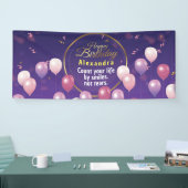 Brithday Celebration Party Horizontal Banner (Messe)
