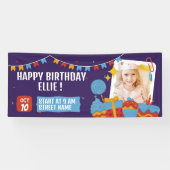 Brithday Party Horizontales Banner für Ihre Kinder (Horizontal)