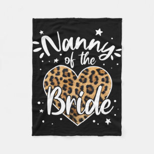 Britin, die ich ihren ersten Niedlichen Leopard li Fleecedecke