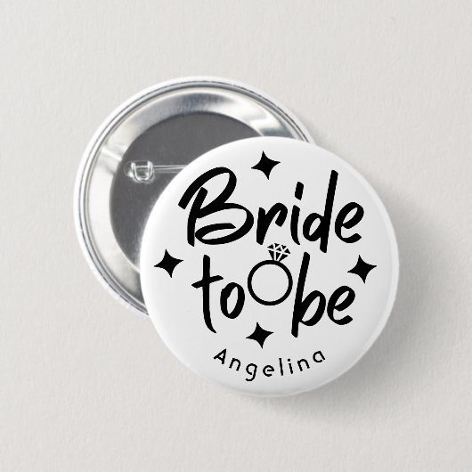 Britin für Brautparty Button (Vorne & Hinten)