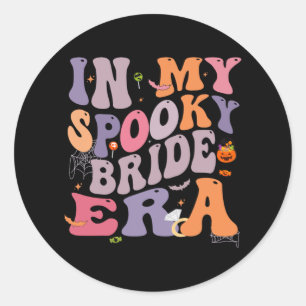Britin Halloween in meiner spöttischen Bride-Era W Runder Aufkleber
