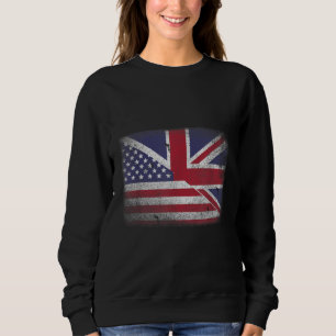 Britisch-American Flag Great Britain Union Jack . Sweatshirt