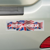 Britisch-Amerikanische wellenartig bewegende Autoaufkleber (Auf Auto)