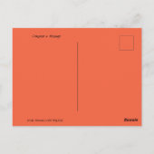 Britisch anmutende Tonskulptur Postkarte (Rückseite)