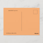 Britisch anmutende Tonskulptur Postkarte (Rückseite)