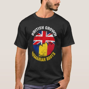 Britisch Aufgewachsen Rumänische Wurzeln Vintage-F T-Shirt