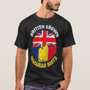 Britisch Aufgewachsene Rumänische Wurzeln Vintage- T-Shirt