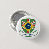 Britisch-Brasilianisch Button (Vorne & Hinten)