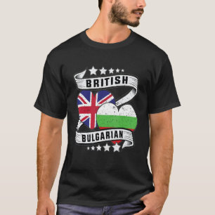 Britisch-Bulgarisches Shirt Halbbritisches Halbbul