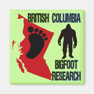 Britisch-Columbia-Bigfoot-Forschung Magnet