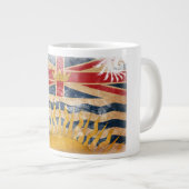 Britisch-Columbia-Flagge Jumbo-Tasse (Vorderseite Rechts)