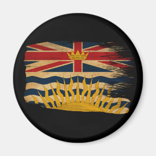 Britisch-Columbia-Flagge Magnet