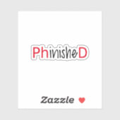 Britisch, Doktorand Aufkleber (Blatt)