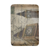 Britisch-England-Langdon-Uhrturm Big ben Badematte (Vorderseite Vertikal)