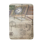 Britisch-England-Langdon-Uhrturm Big ben Badematte (Vorderseite Vertikal)