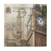 Britisch-England-Langdon-Uhrturm Big ben Fliese (Vorderseite)