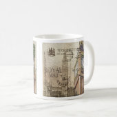 Britisch-England-Langdon-Uhrturm Big ben Kaffeetasse (VorderseiteRechts)