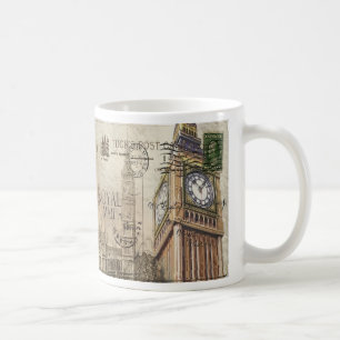 Britisch-England-Langdon-Uhrturm Big ben Kaffeetasse