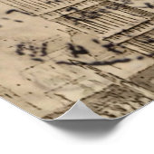 Britisch-England-Langdon-Uhrturm Big ben Poster (Ecke)