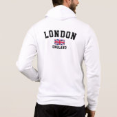 Britisch-englische Flagge - London Printed Men's Hoodie (Rückseite)