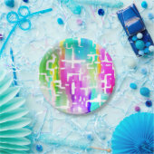 Britisch farbig Cool Pappteller (Party)