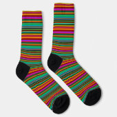 Britisch-farbige Streifen Socken (Rechts)
