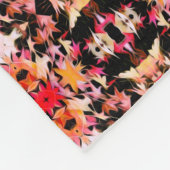 Britisch-farbiges Ahornleaf-Muster Fleecedecke (Ecke)