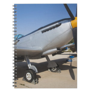 Britisch gebauter Spitfire-Jäger Notizblock