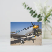 Britisch gebauter Spitfire-Jäger Postkarte (Stehend Vorderseite)