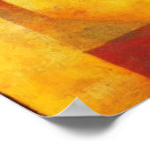 Britisch gefärbt Modernes Anstract Drei Freunde Poster (Ecke)