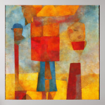 Britisch gefärbt Modernes Anstract Drei Freunde