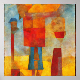 Britisch gefärbt Modernes Anstract Drei Freunde Poster