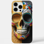 Britisch gefärbte Calavera - Zuckerschädel Case-Mate iPhone Hülle (Rückseite)