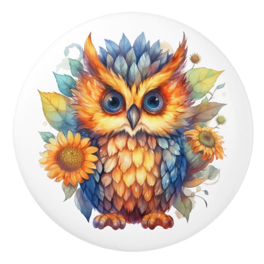 Britisch gefärbte Schüssel ziehen. Keramikknauf (Vorderseite)