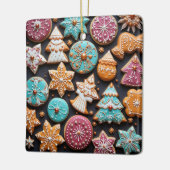 Britisch gefärbte Weihnachtskekse Keramikornament (Links)