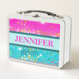 Britisch gefärbtes Metall-Lunchbox Metall Brotdose