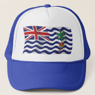 Britisch-Indischer-Ozean-Flaggenhut Truckerkappe