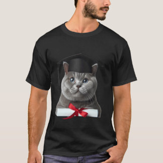 Britisch Kurzhaar-Katze Abschlusszeremonie Mütze G T-Shirt