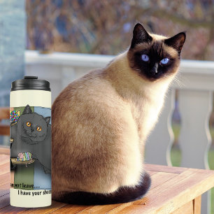 Britisch Kurzhaar-Katze Sandalen Strandfertig Lust Thermosbecher