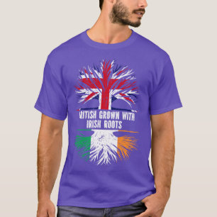 Britisch mit irischen Wurzeln UK Flagge England Br T-Shirt