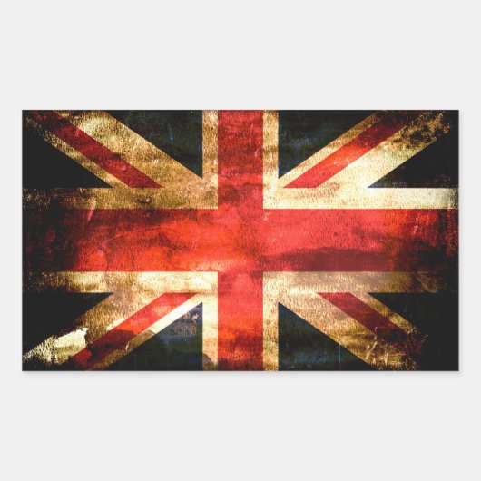 britisch rechteckiger aufkleber (Vorderseite)