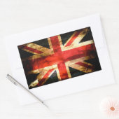 britisch rechteckiger aufkleber (Umschlag)