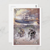 Britisch-Rennflugzeug 1900 Postkarte (Vorne/Hinten)