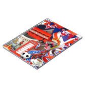 Britische Andenken Notizblock (Linke Seite)