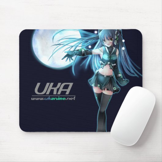BRITISCHE Anime-Netz-Mausunterlage Mousepad (Mit Mouse)