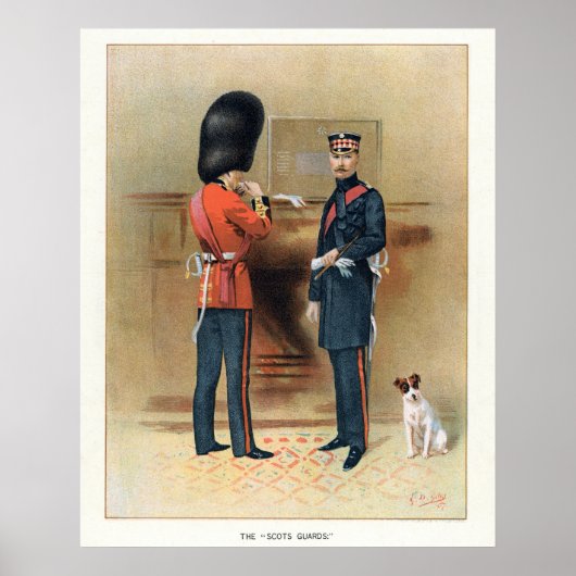 Britische Armee - Die Schotte-Wachen Poster (Vorne)