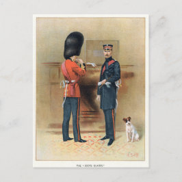 Britische Armee - Die Schotte-Wachen Postkarte