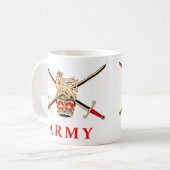 BRITISCHE Armee Kaffeetasse (Vorderseite Links)